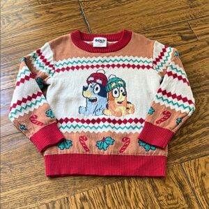 Kids Bluey Holiday Sweater